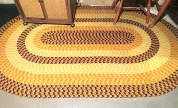 Large Oval Braided Rug