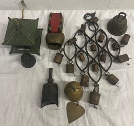 Lot Of Small Bells And Chimes