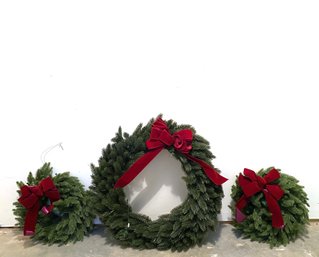 Balsam Hill Wreaths Group - (2) 24 & (1) 36inch*