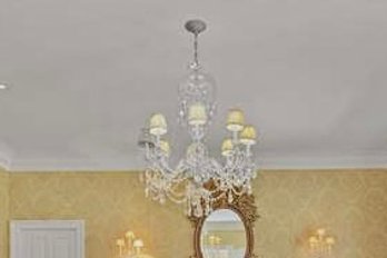 Magnificent Eight Arm Crystal Chandelier