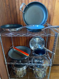 Pots And Pans Collection: All Clad, Cuisinart, Greenworks Pan 8' To 12'