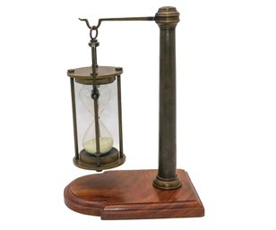 Nautical Marine 30 Minutes Bronze Patinated Sand Timer Hourglass Decor