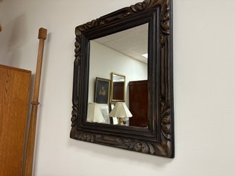 Wood Like Wall Mirror