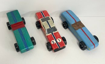 Lot Of 3 Vintage Soapbox Derby Cars