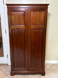 Vintage Solid Mahogany Wardrobe Closet