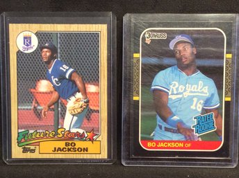 1987 Topps & Donruss Bo Jackson Rookie Cards - M