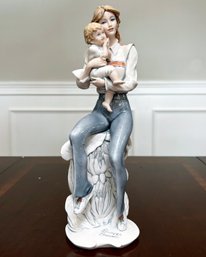 A Florence Porcelain Figurine By Guiseppe Armani
