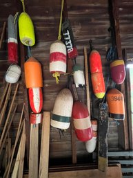 The Wall Of Buoys, Dreaming Of The Ocean Add This Decor To Your Backyard,  Various Sizes