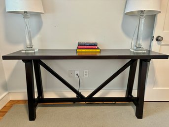 Crate & Barrel Console Table