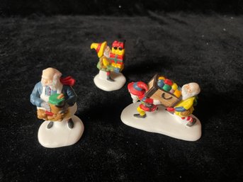 North Pole 3 Piece Collectible Figurines