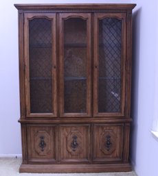 Stanley Furniture Oak China Cabinet