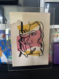 Listed Artist Fernand Leger Art Signed