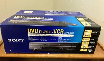 NEW!! SONY DVD/VCR Player And Recorder