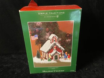 Department 56 Holiday Charm, Cortland Creek Elementary School Village