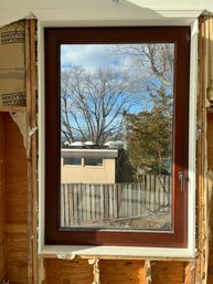 A Pair Of SI Window Brand - Wood Frame - Tilt And Turn Thermopane Windows - Primary