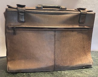 Vintage Amiet Swiss Made Leather Briefcase