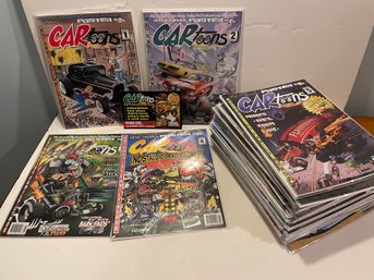 CAR TOONS Magazine  1 - 43. All Are Bagged And Boarded.