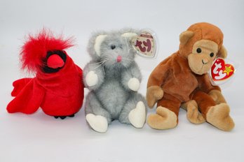 1993 Squeaky, 1995 Bongo, 1999 Mac TY Beanie Babies