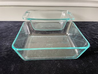 Pair Of Glass Baking Dishes