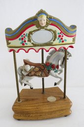 A Tobin Fraley Collection Carousel Horse Music Box By Willitts Galleries - Lot B Working