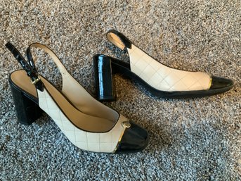 Spectator Slingback Pumps