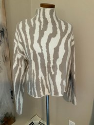 Zebra Striped Sweater