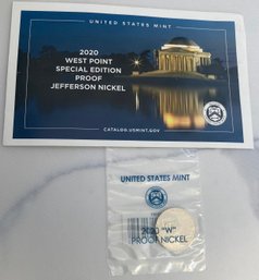 2020 West Point Special Edition Proof Jefferson Nickel