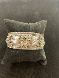 Amazing Sterling Cuff Signed