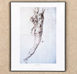 A Figural Study By Michelangelo - Philadelphia Museum Of Art Exhibit Poster