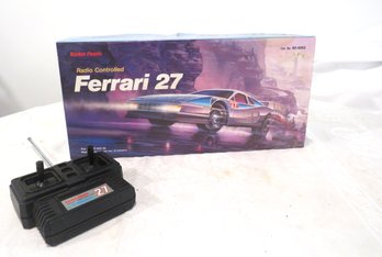 Vintage Radio Shack Remote Control Ferrari 27 New In Box With Remote