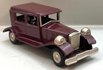 Burgundy Linemar Rolls Royce Model Car