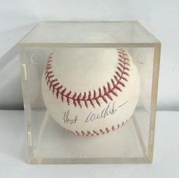 Hoyt Wilhelm Signed Baseball