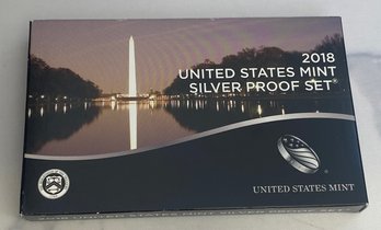 2018 Unite States Mint Silver Proof Set