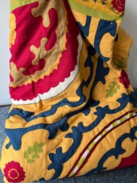 Natori Queen Duvet In Suzani Textile