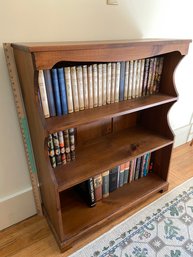 3 Tier Pine Wood Bookshelf 29.75x10.75x36