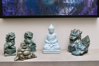 Foo Dogs, Buddha, And More - Asian Inspired Decorative Items