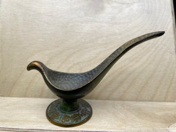 Mid Century , Brass Pipe Holder. Made In Israel.