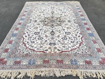 A Vintage Chinese Silk Rug - AS IS