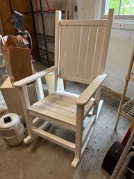 White Rocking Chair