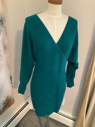 Teal Sweater Dress