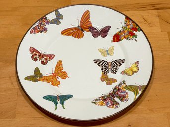An Enamelware Plate By MacKenzie-Childs