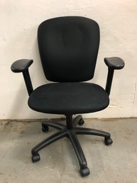 Wheeled Black Office Chair