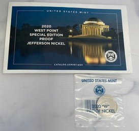 2020 West Point Special Edition Proof Jefferson Nickel