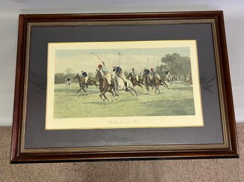 Modern Print Of Polo Match