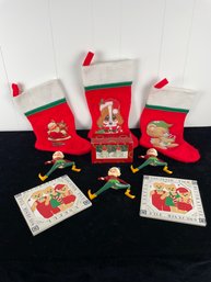 Assorted Christmas And Holiday Decor Set