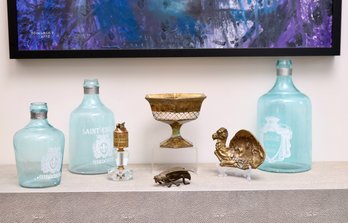 Brass Glass And More - Elegant Collectibles And Decor Selection