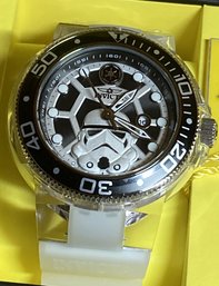Never Worn Limited Edition INVICTA STAR WARS STORM TROOPER Men's Watch With Box And Paperwork