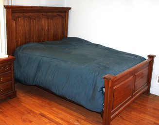 Vintage Full Bed Frame, Headboard And Footboard