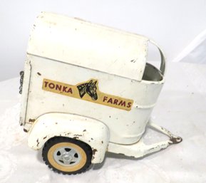 Tonka Farms Pressed Steel Horse Trailer