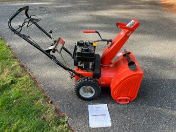 Ariens 5520 Snow Blower With Owners Manual, All Fluids Drained During Off Season Storage